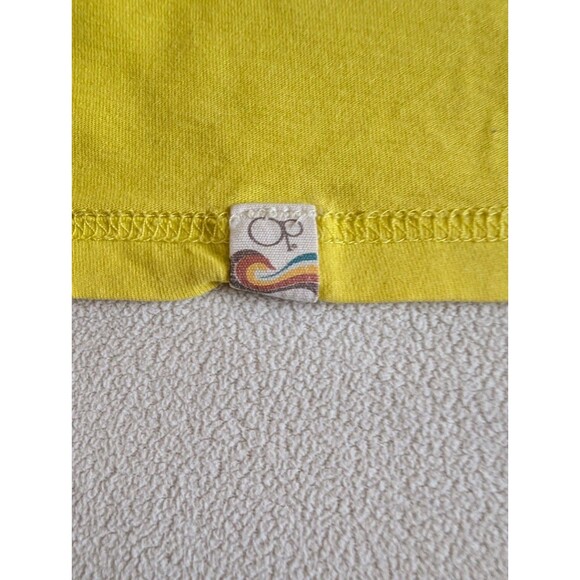 Ocean Pacific OP T-Shirt Mens Medium Reversible Vintage Y2K Graphic Tee Yellow - Picture 4 of 11